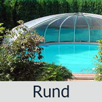 Runde Schwimmbadüberdachungen von Vöroka